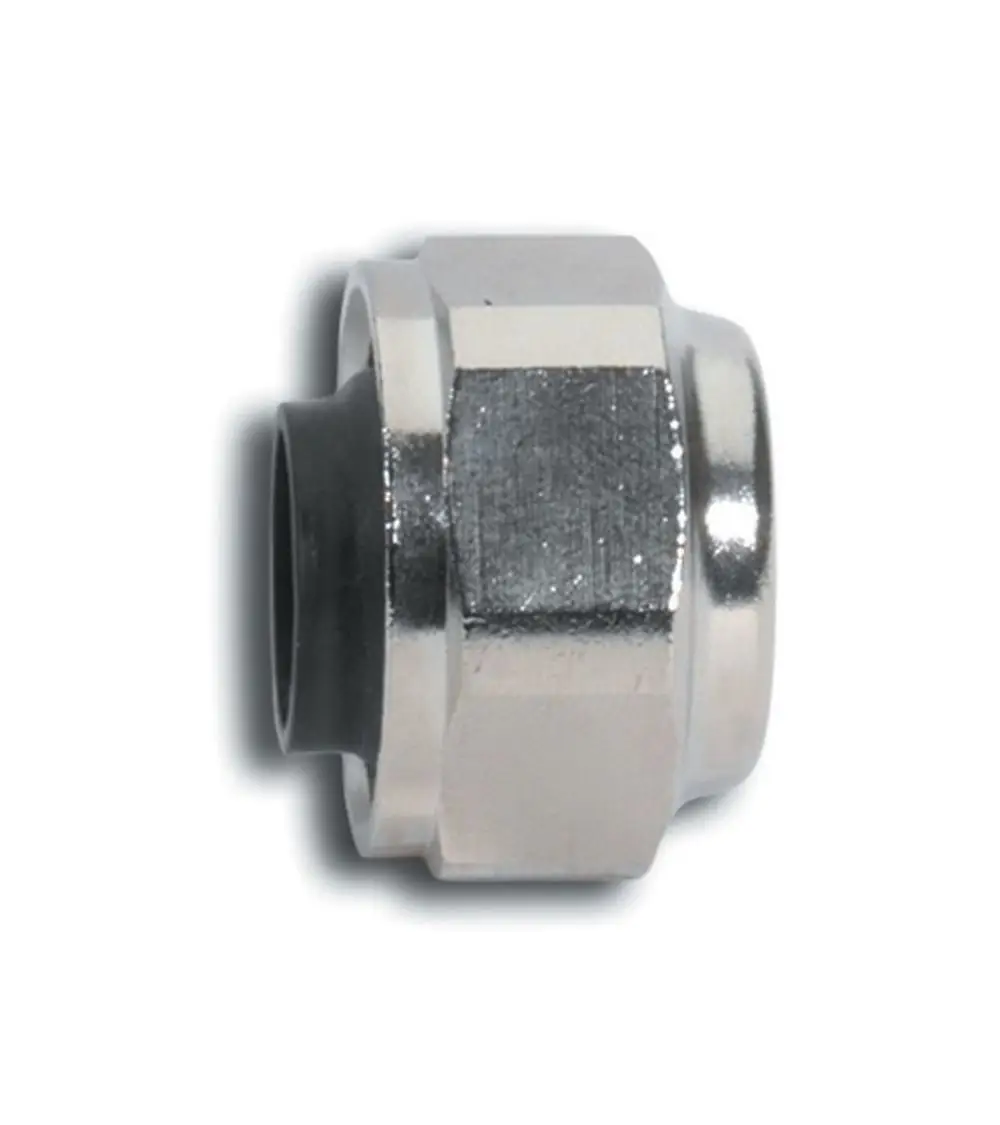 Nahaufnahme einer Kermi Klemmverschraubung 14mm ela. dich., für Kupfer- und Weichstahlrohr, ZT01390003.